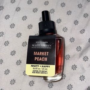 White barn wallflowers market peach